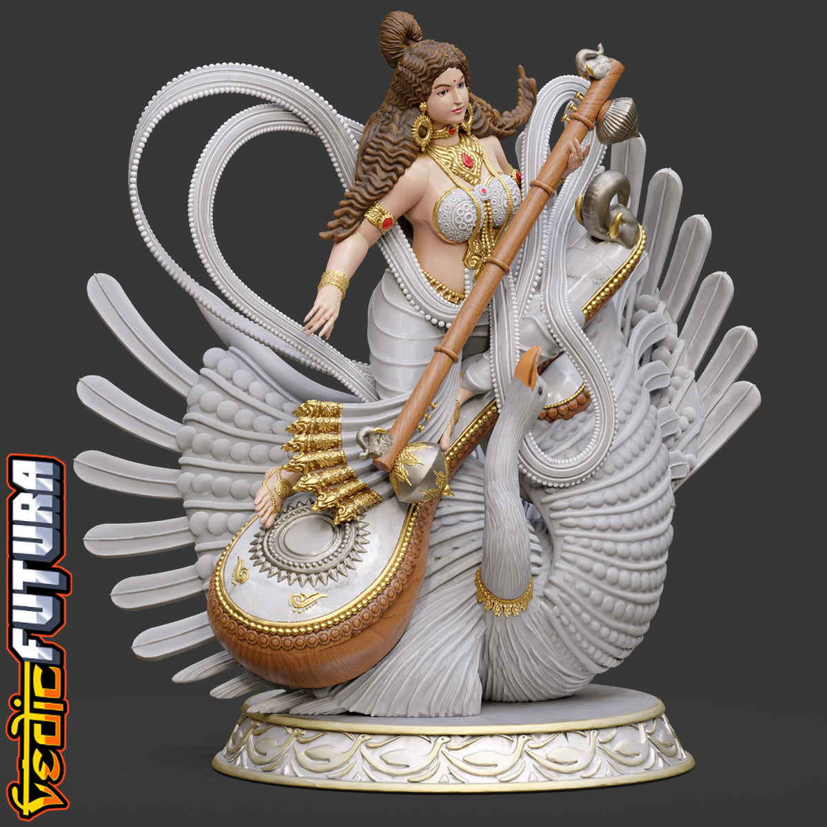 Veena Vaahini: Saraswati on the Celestial Veena