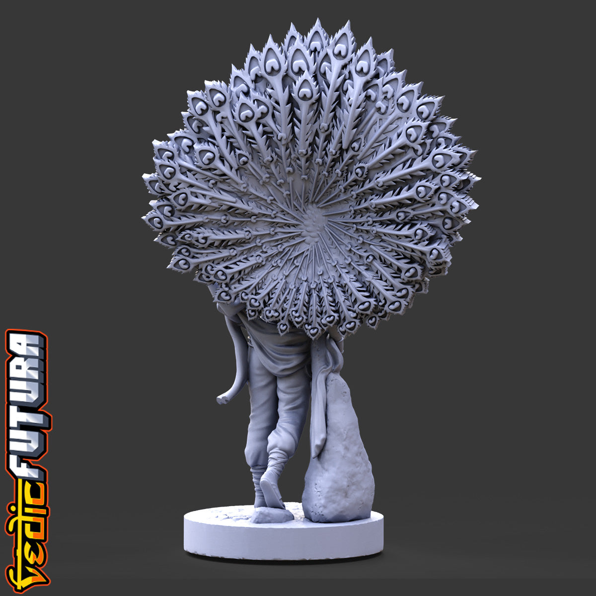 Subramanya with Peacock – The Youthful Warrior God