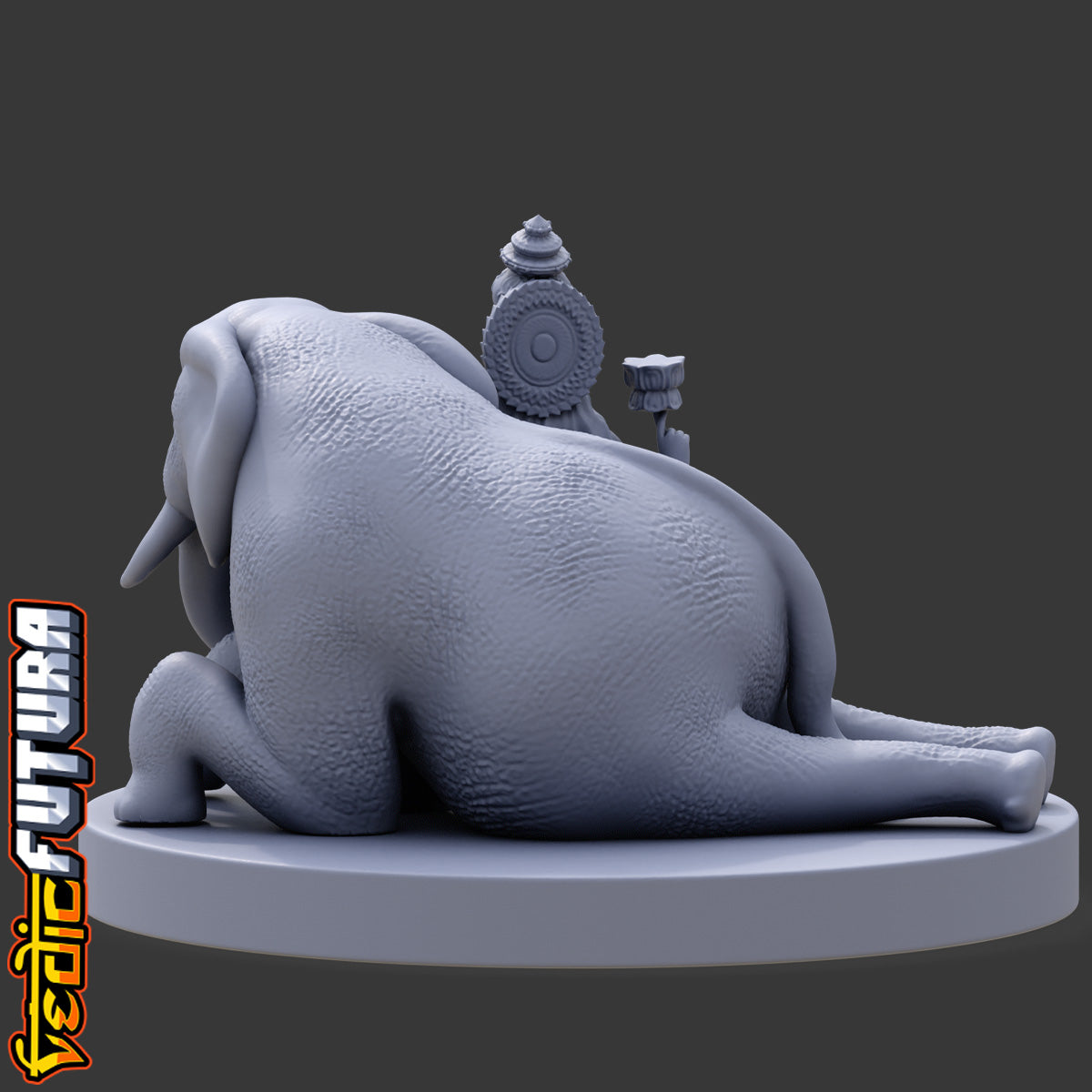 Gaja Lakshmi – Seated with the Royal Elephant