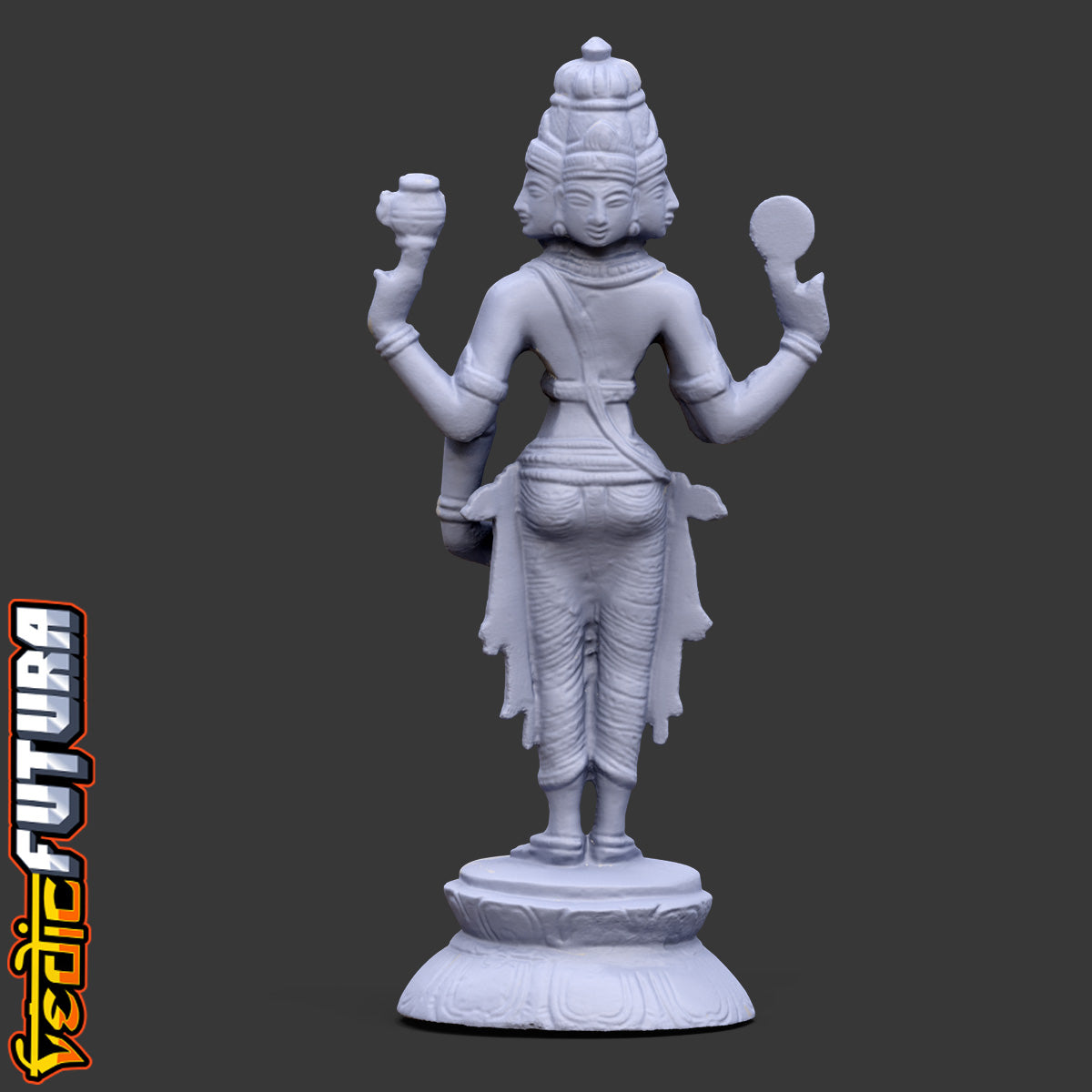 Brahma the Creator: Four Faces of Cosmic Knowledge