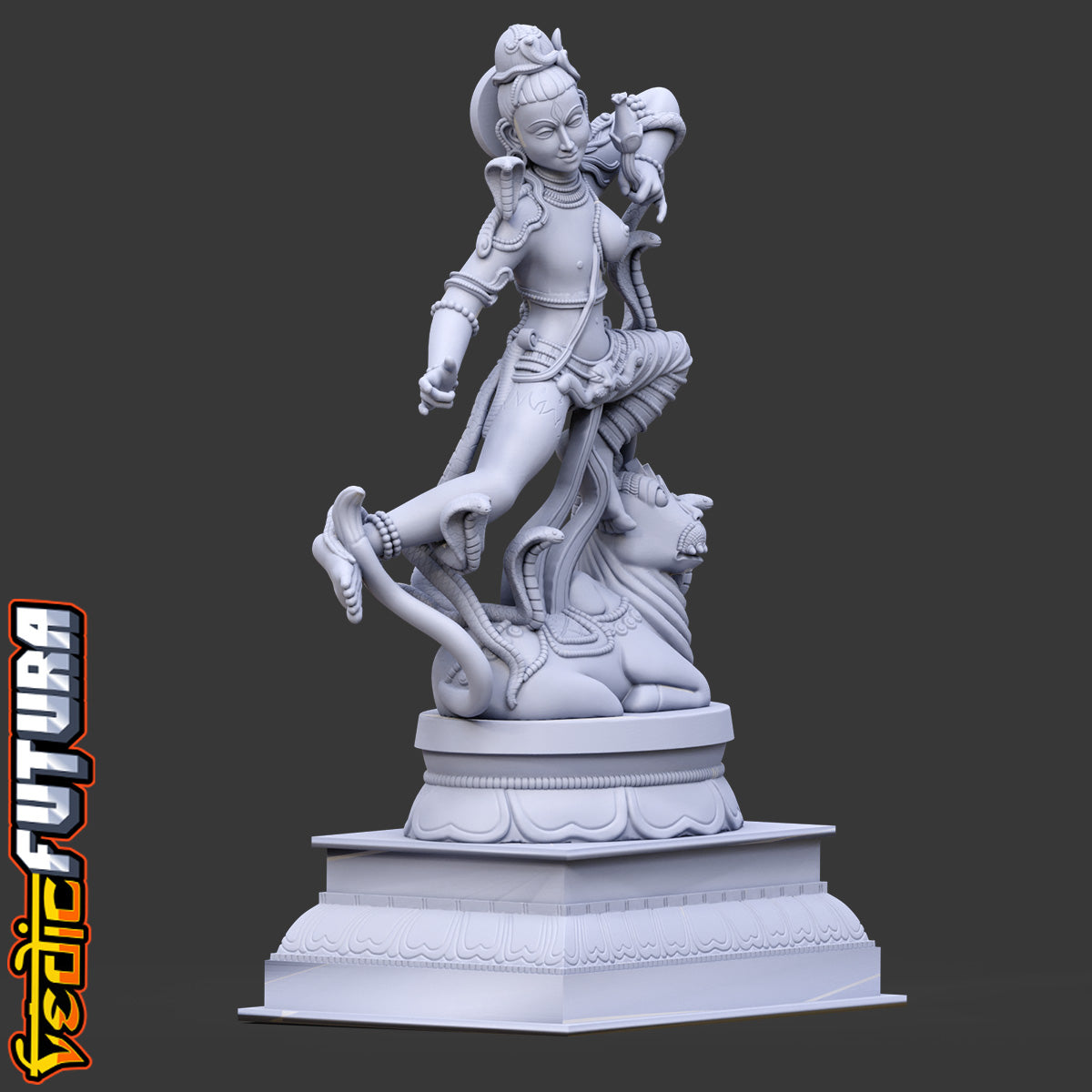 Leaping Ardhanari – Cosmic Union in Motion