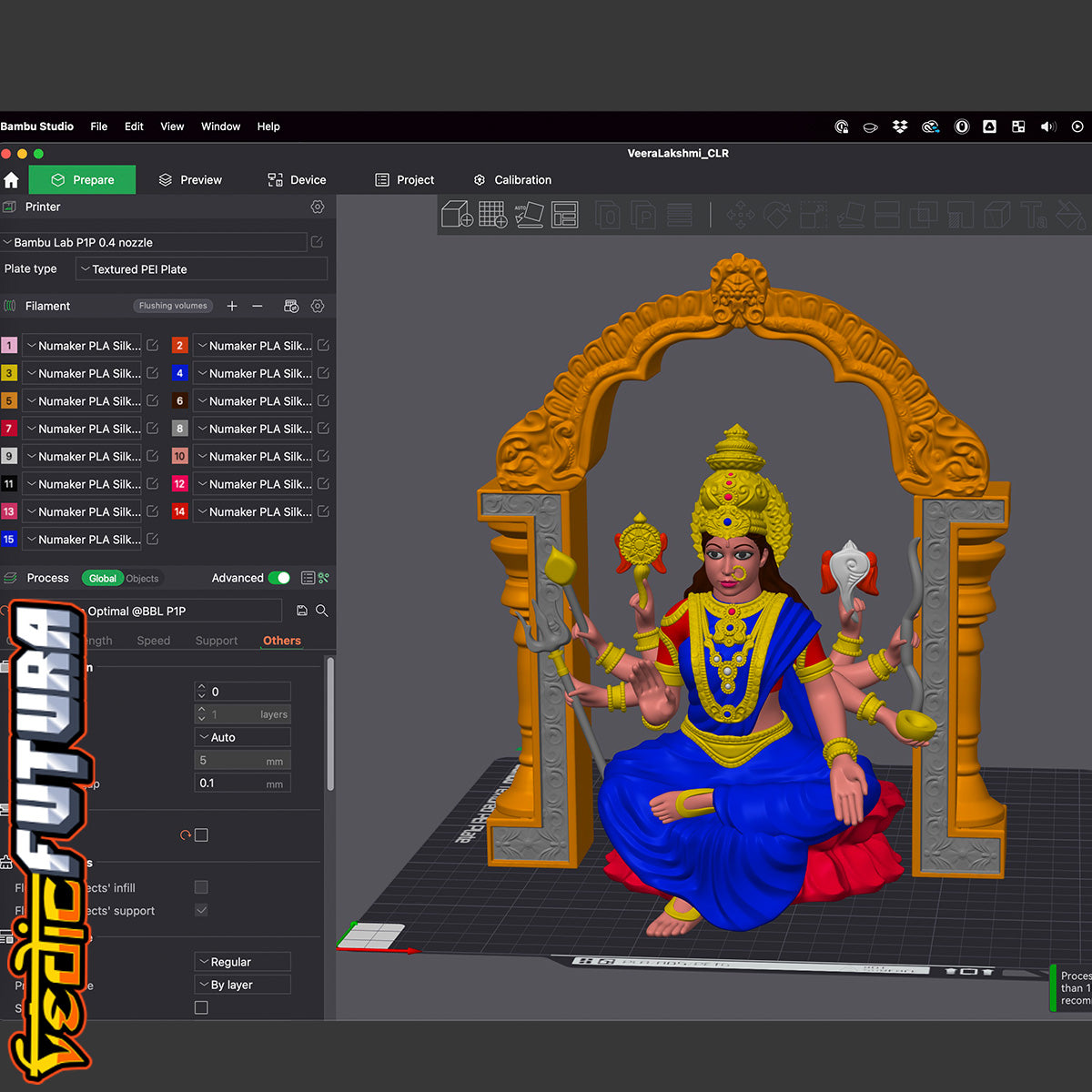 Veera Lakshmi – The Courage-Giving Goddess