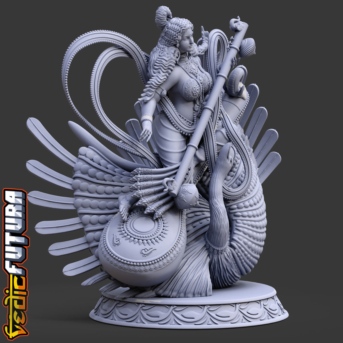 Veena Vaahini: Saraswati on the Celestial Veena