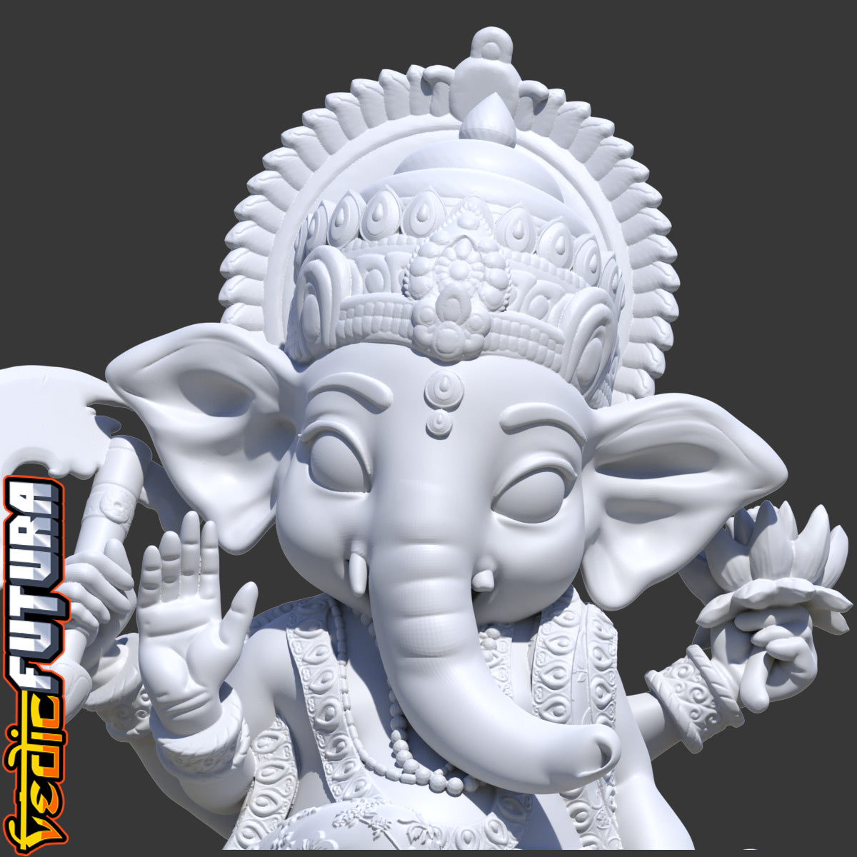 Chibi Ganesh as Nataraja (Lord of Dance)