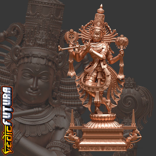 Ornate Venugopal in Hoysala Tradition