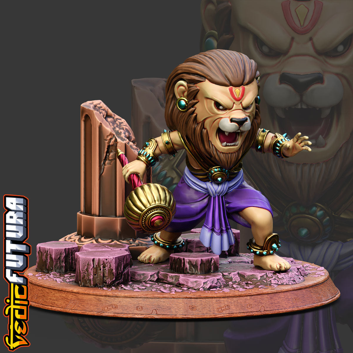 Chibi-Narasimha (The Man-lion Avatar)