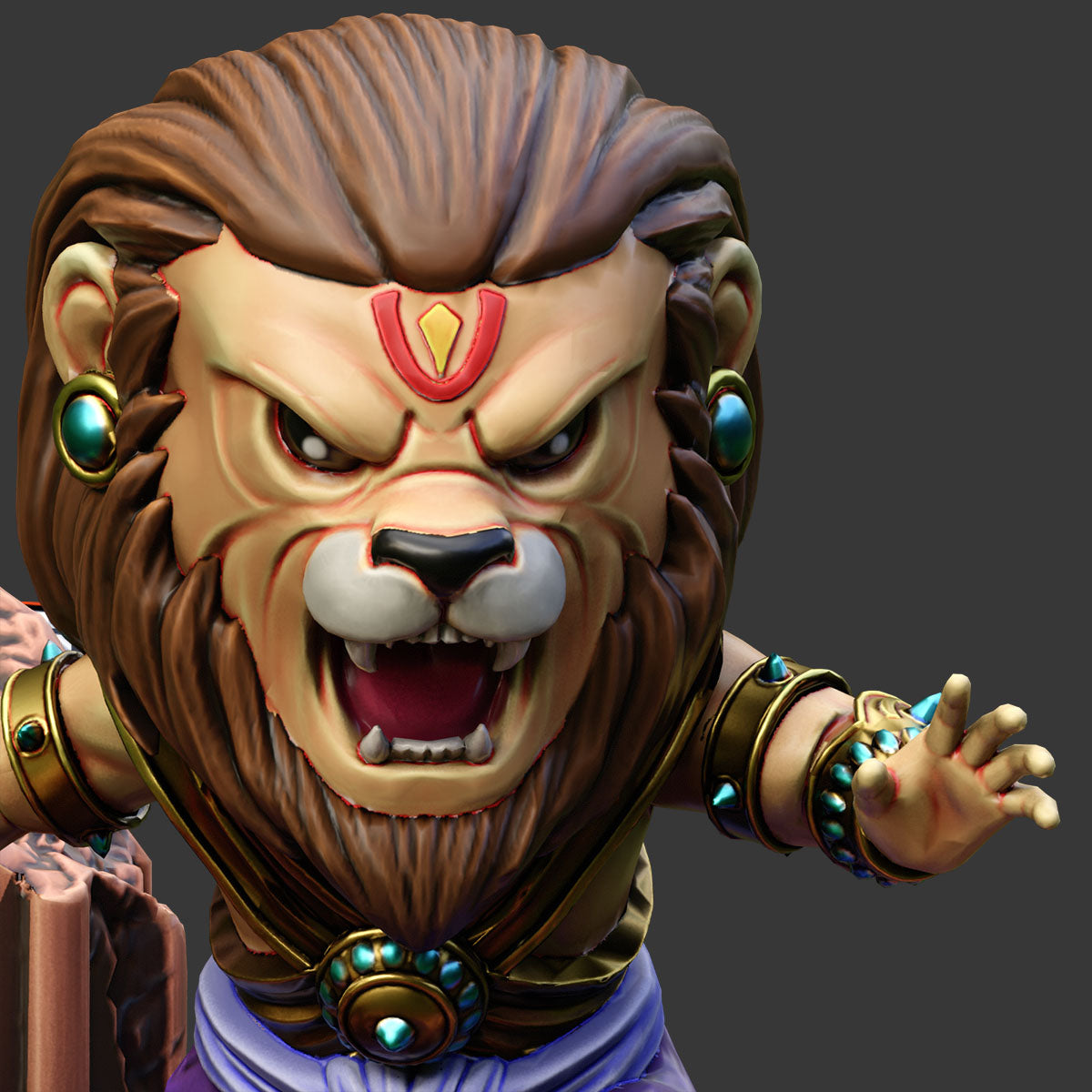 Chibi-Narasimha (The Man-lion Avatar)