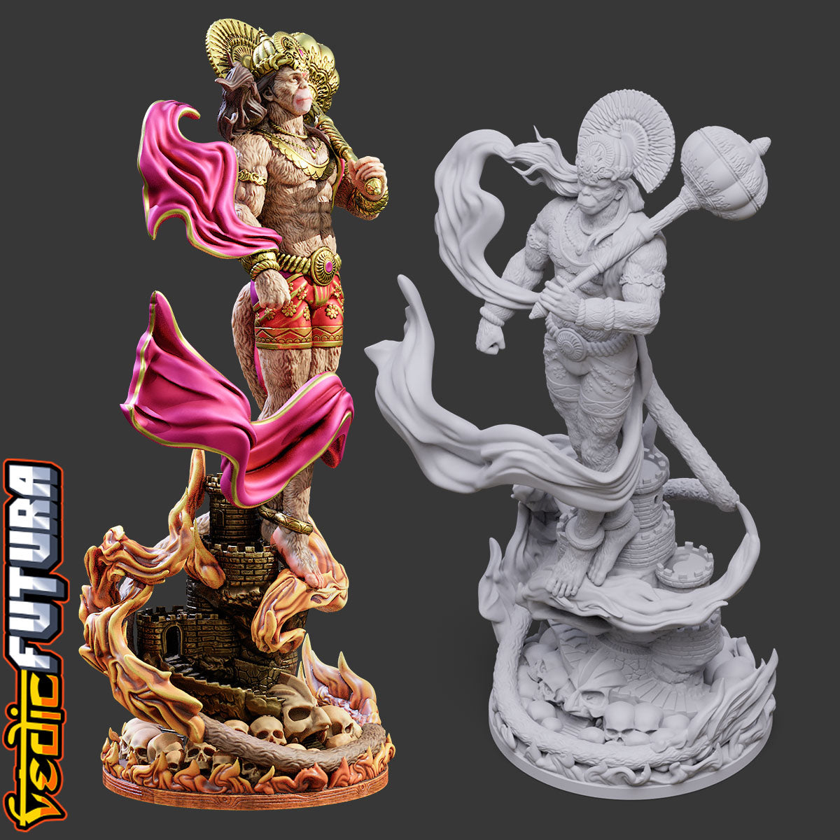 Hanuman Sets Lanka Ablaze