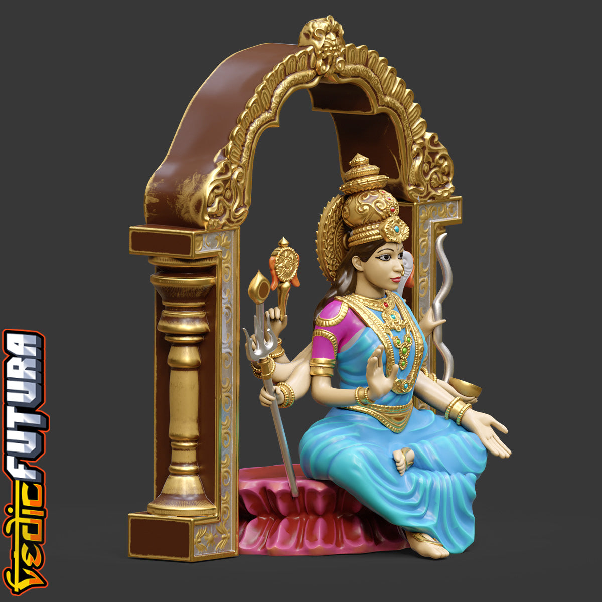 Veera Lakshmi – The Courage-Giving Goddess