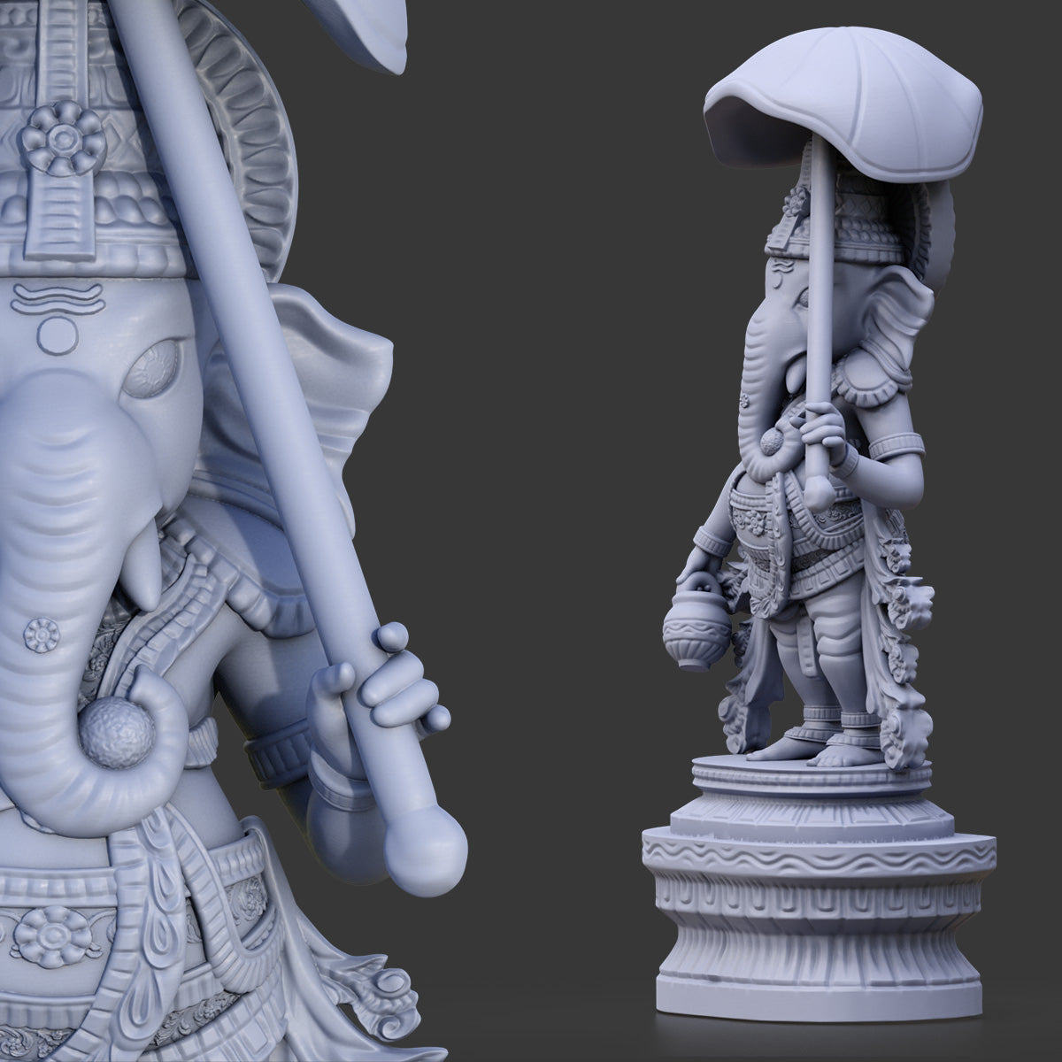 Vamana Ganesha: The Divine Dwarf Avatar Reimagined