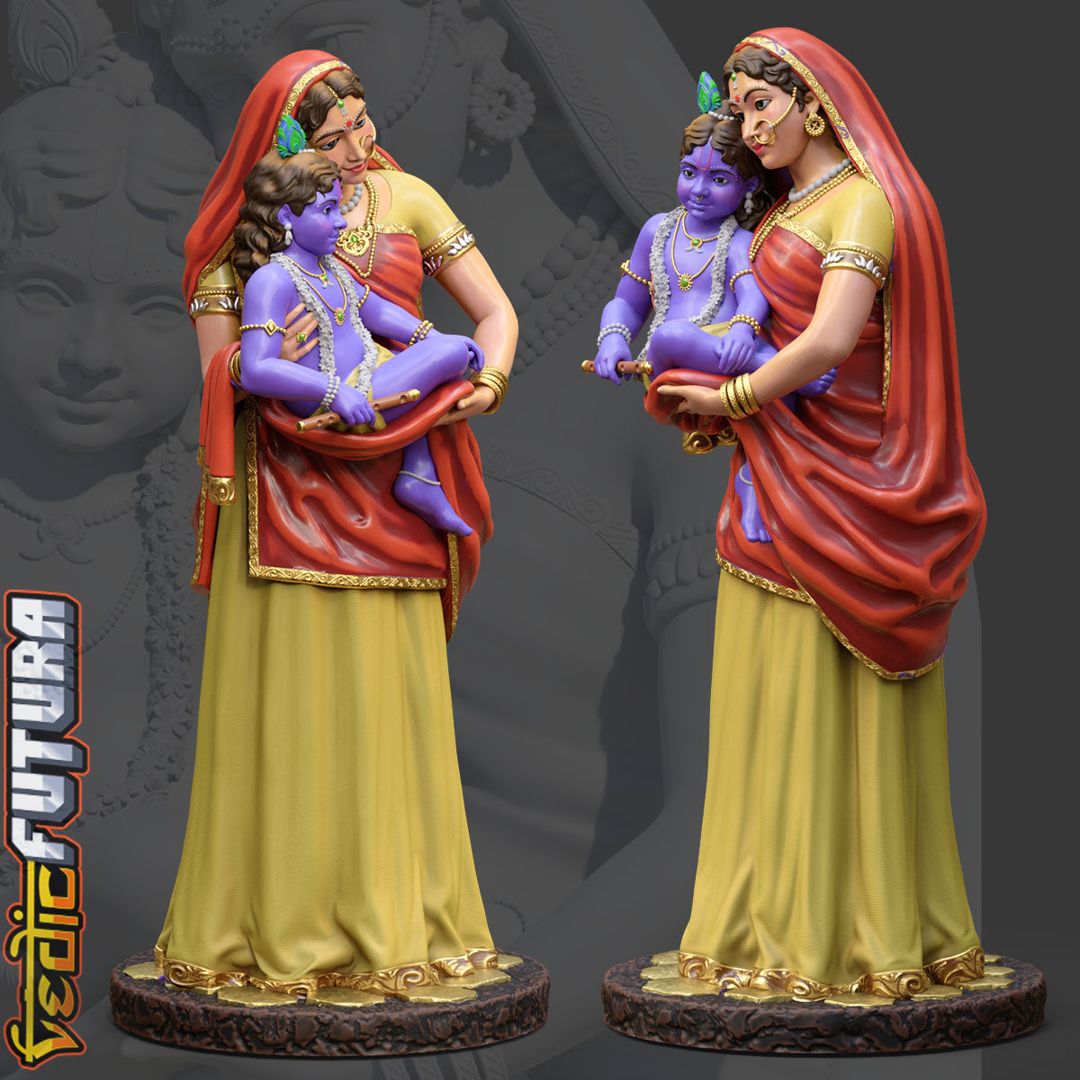 Yashoda and Krishna: Divine Motherhood